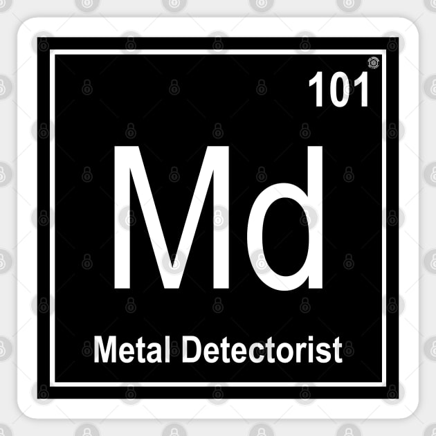 Metal Detectorist Element by Eye Voodoo Sticker by eyevoodoo